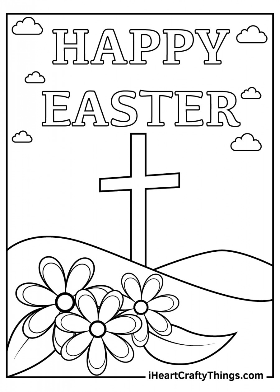 Religious Easter Coloring Pages (% Free Printables)