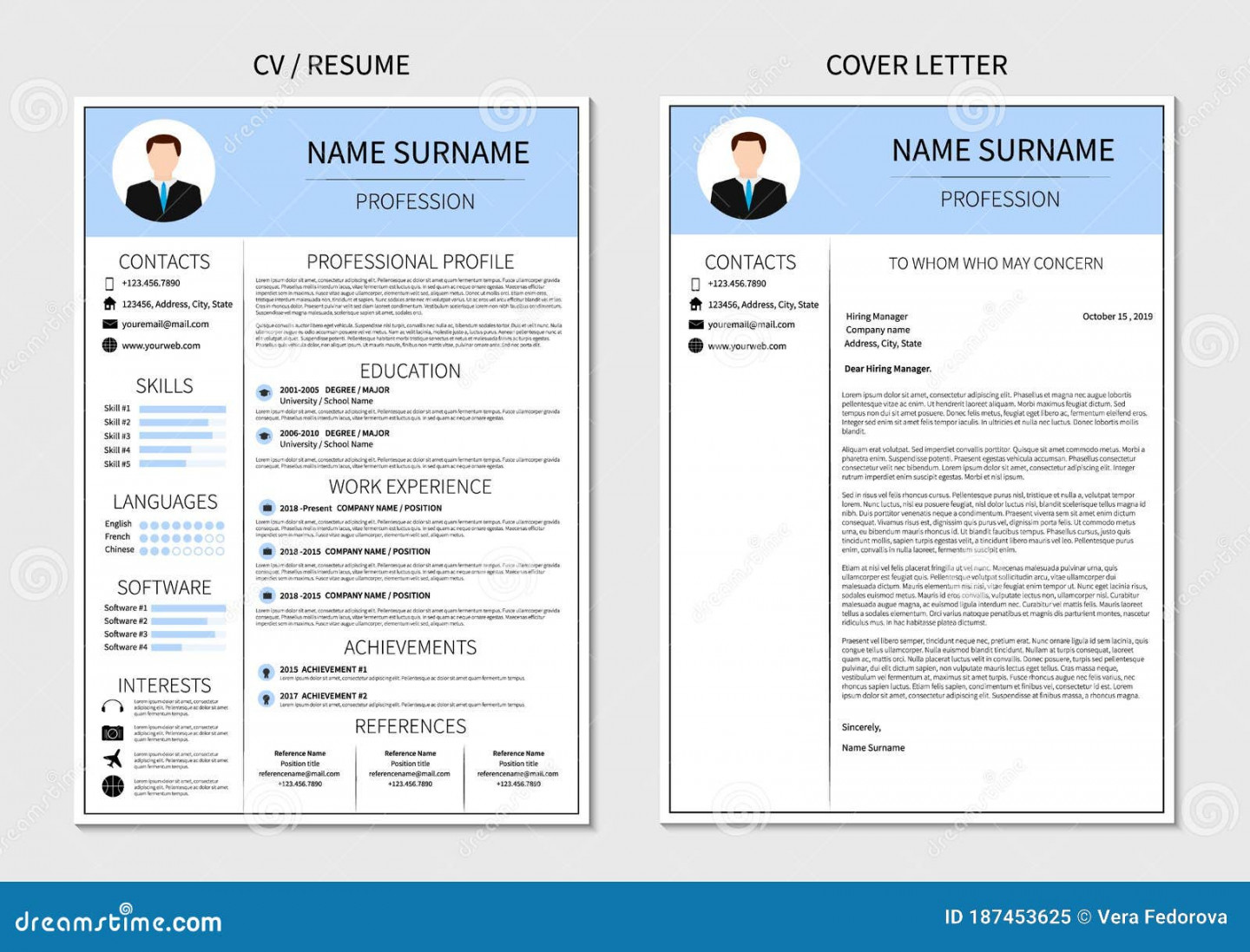 Resume Template for Men