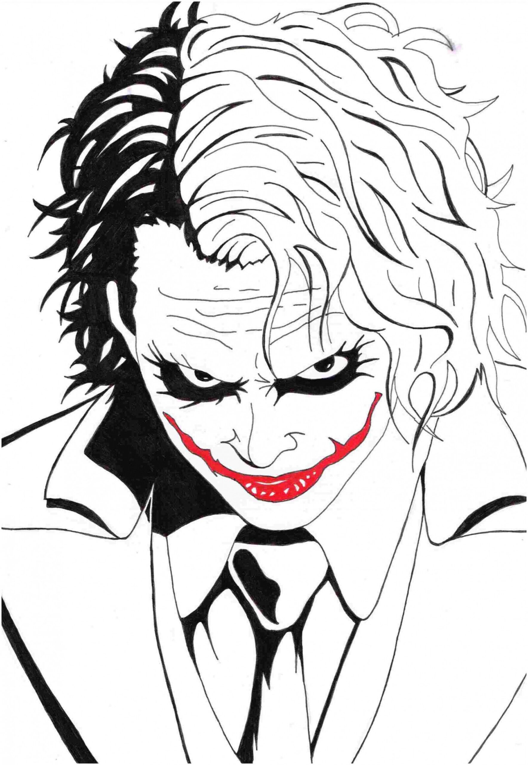 Simple Joker Drawing At Paintingvalley in   Joker drawings