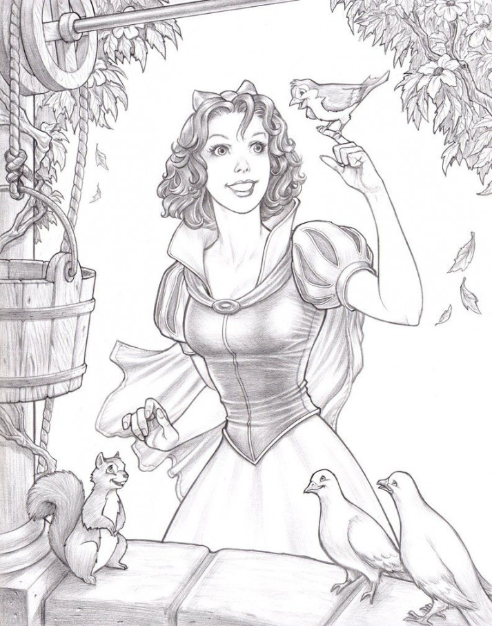 Snow White and the Wishing Well by ClubMadness on deviantART in