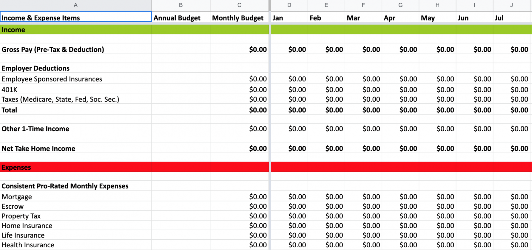 The  Best Free Google Sheets Budget Templates for