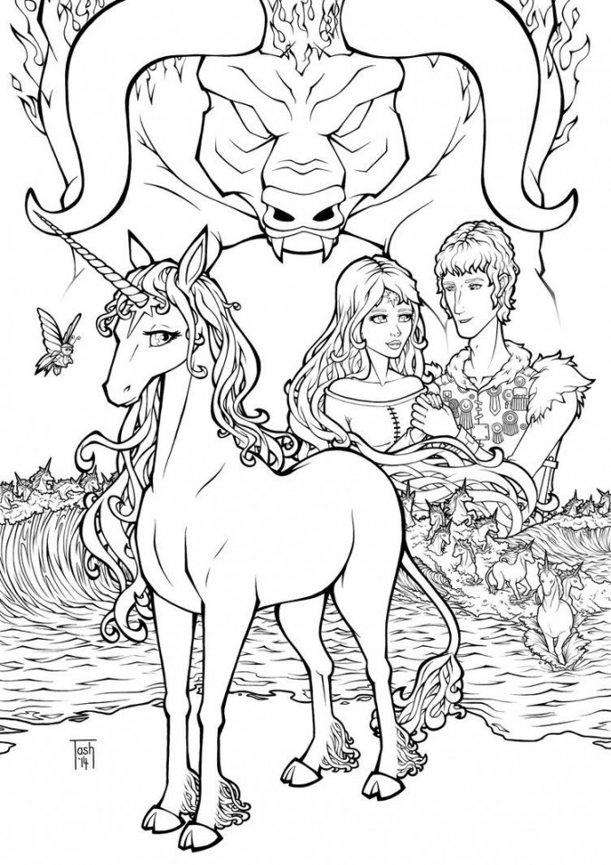 The Last Unicorn Lines by TashOToole on DeviantArt  Unicorn