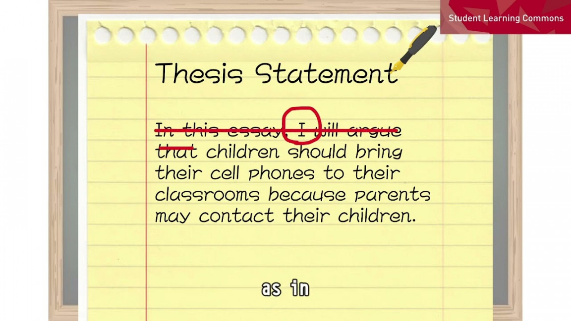 Thesis Statements