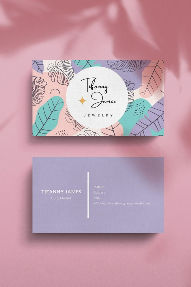 Tifanny James Jewelry Business Cards - World