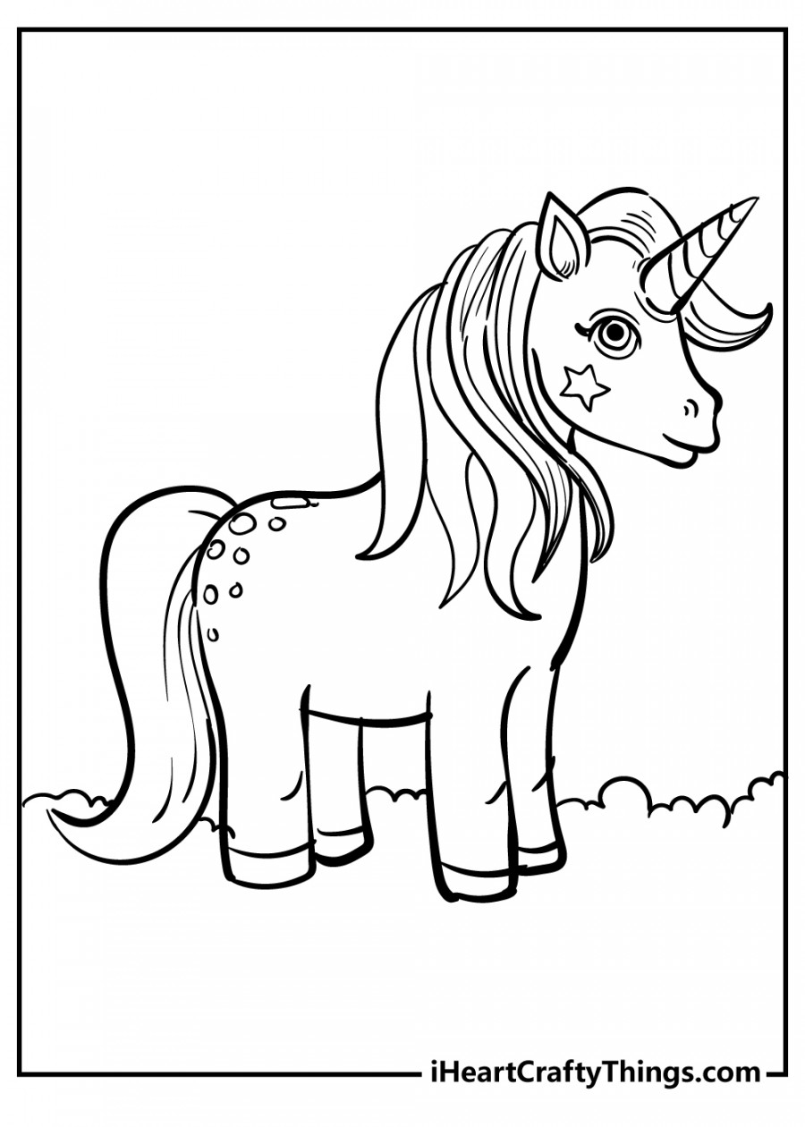 Unicorn Coloring Pages (% Free Printables)