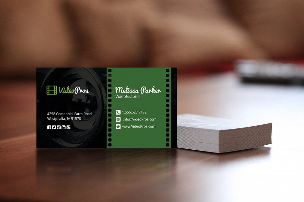 Videography Business Card  Graphic design business card, Business