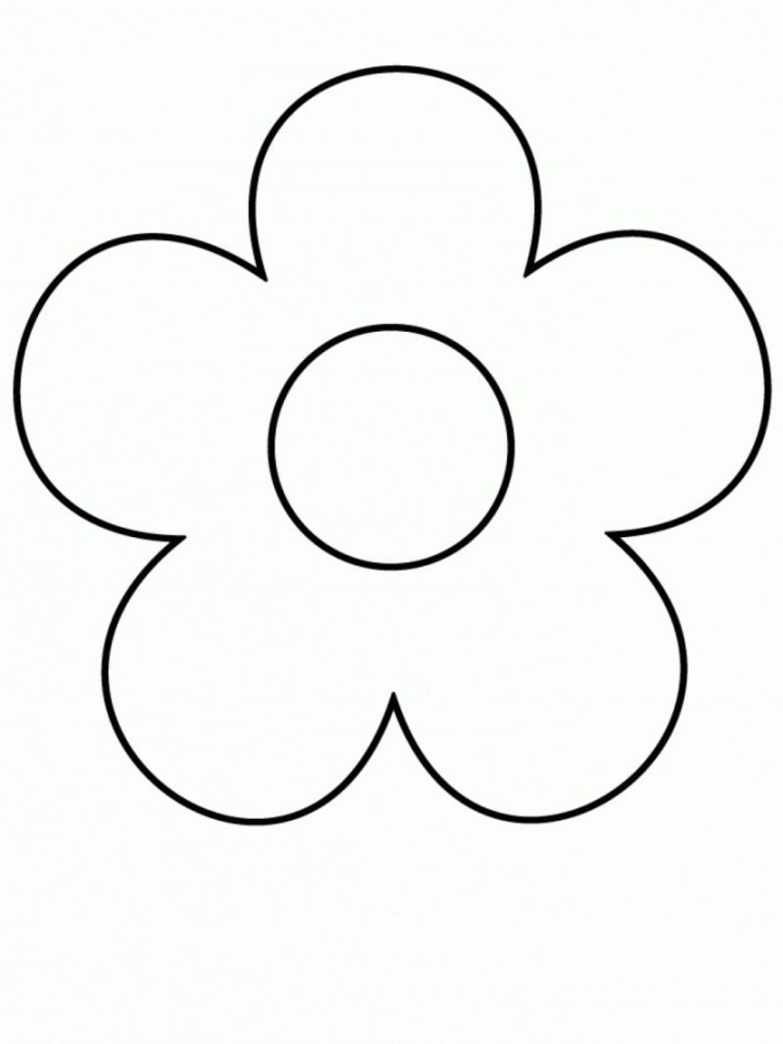 views  Simple flower drawing, Flower coloring pages, Easy