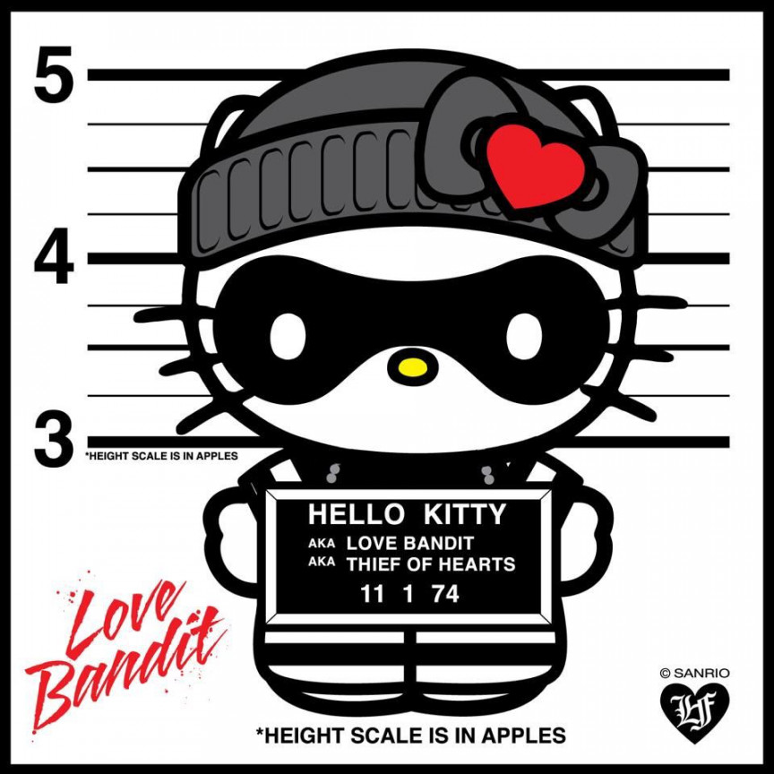 Wanted for stealing hearts! #HelloKitty (((o(*ﾟ▽ﾟ*)o)))  Hello