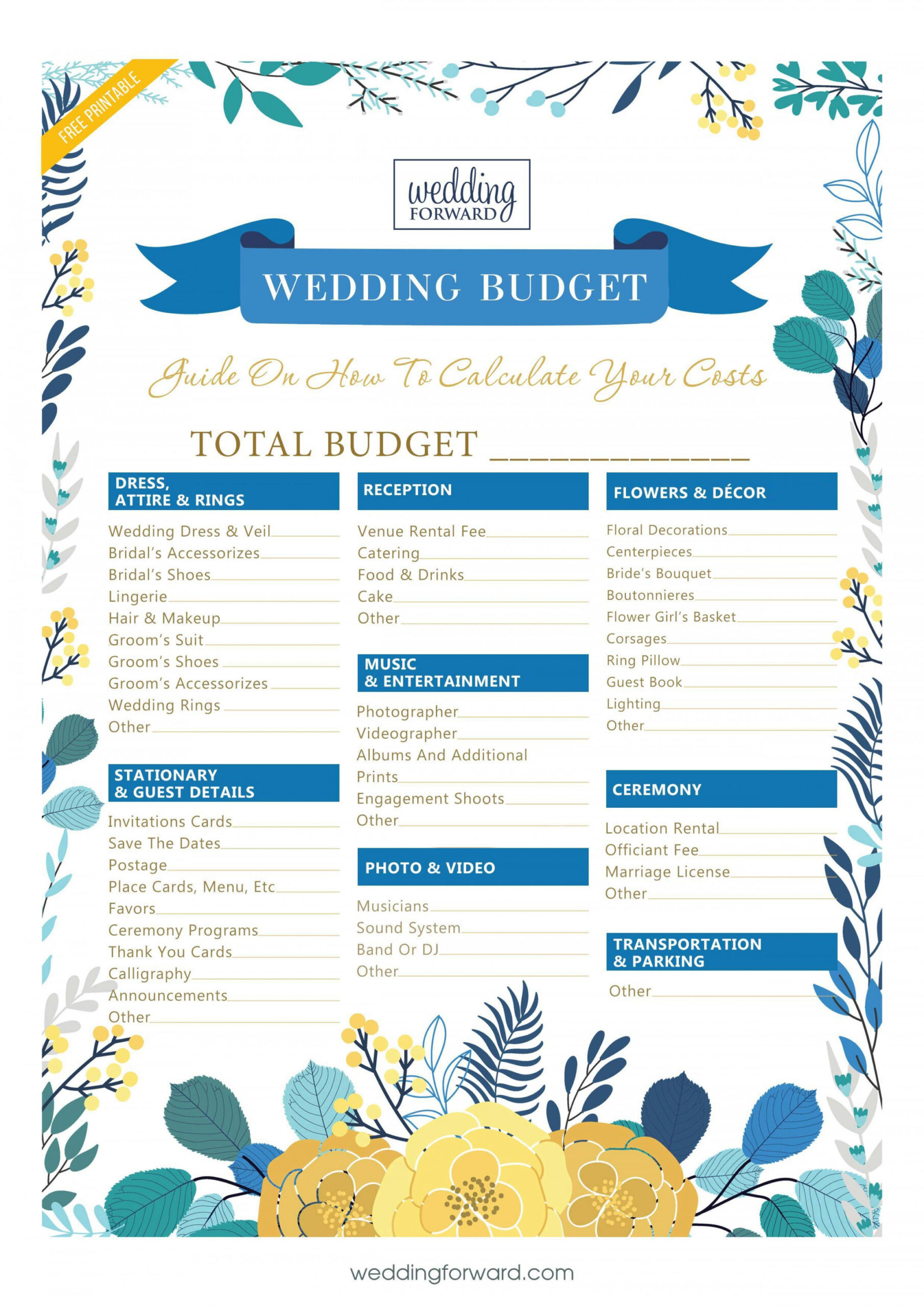 Wedding Budget Breakdown: Ultimate Guide + Free Checklists