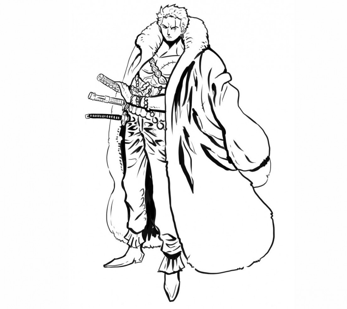 Zoro coloring pages - ColoringLib