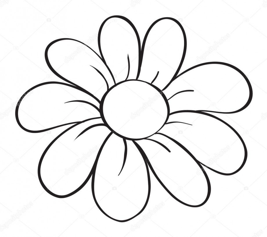 A flower sketch Stock Vector by ©interactimages