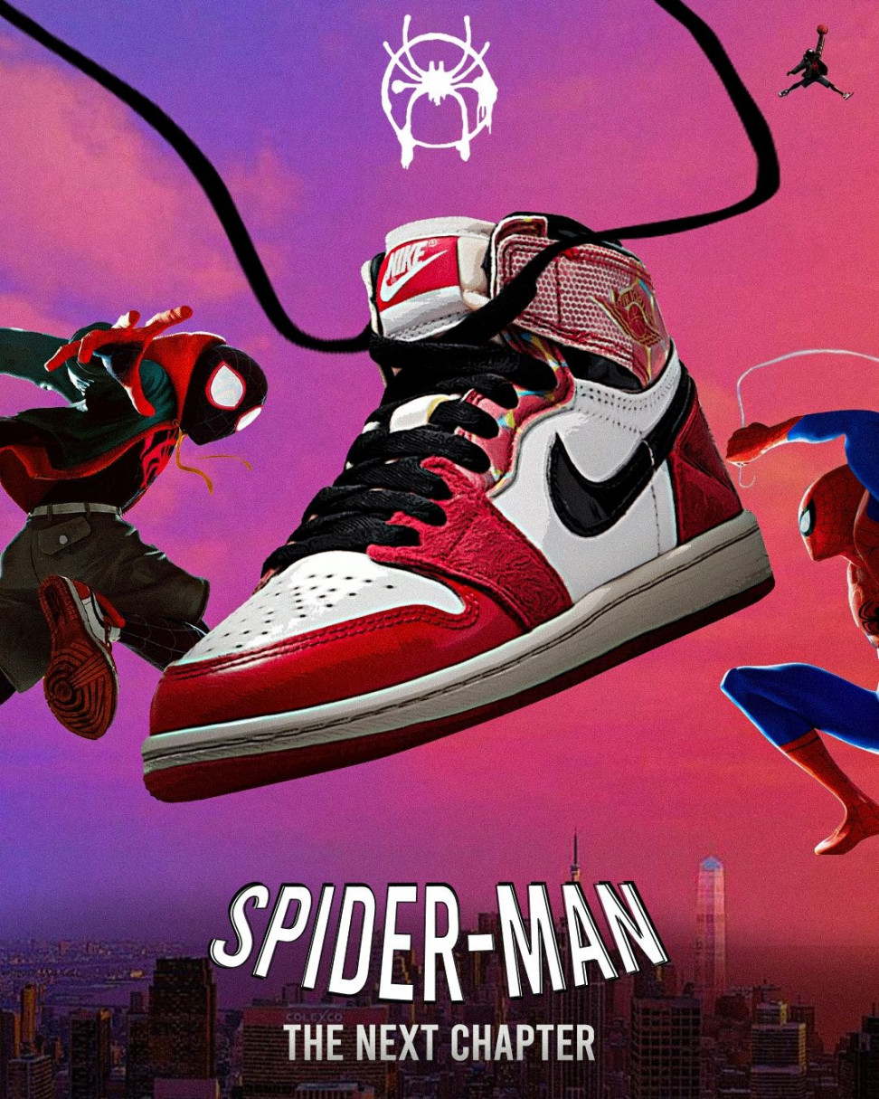 Air Jordan  Spiderverse "The Next Chapter" in   Marvel shoes