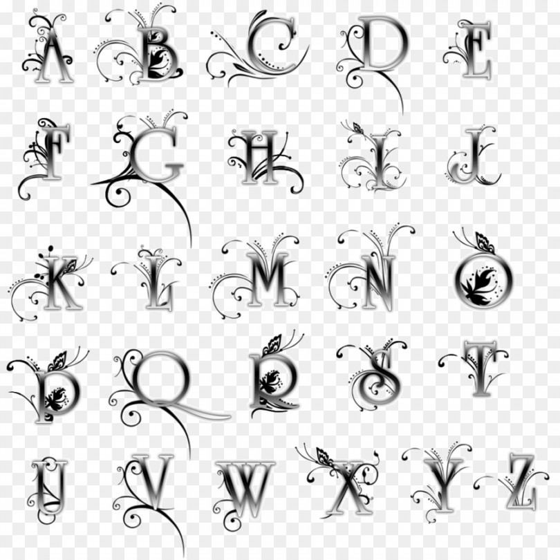 Alphabet png download -  - Free Transparent Tattoo png