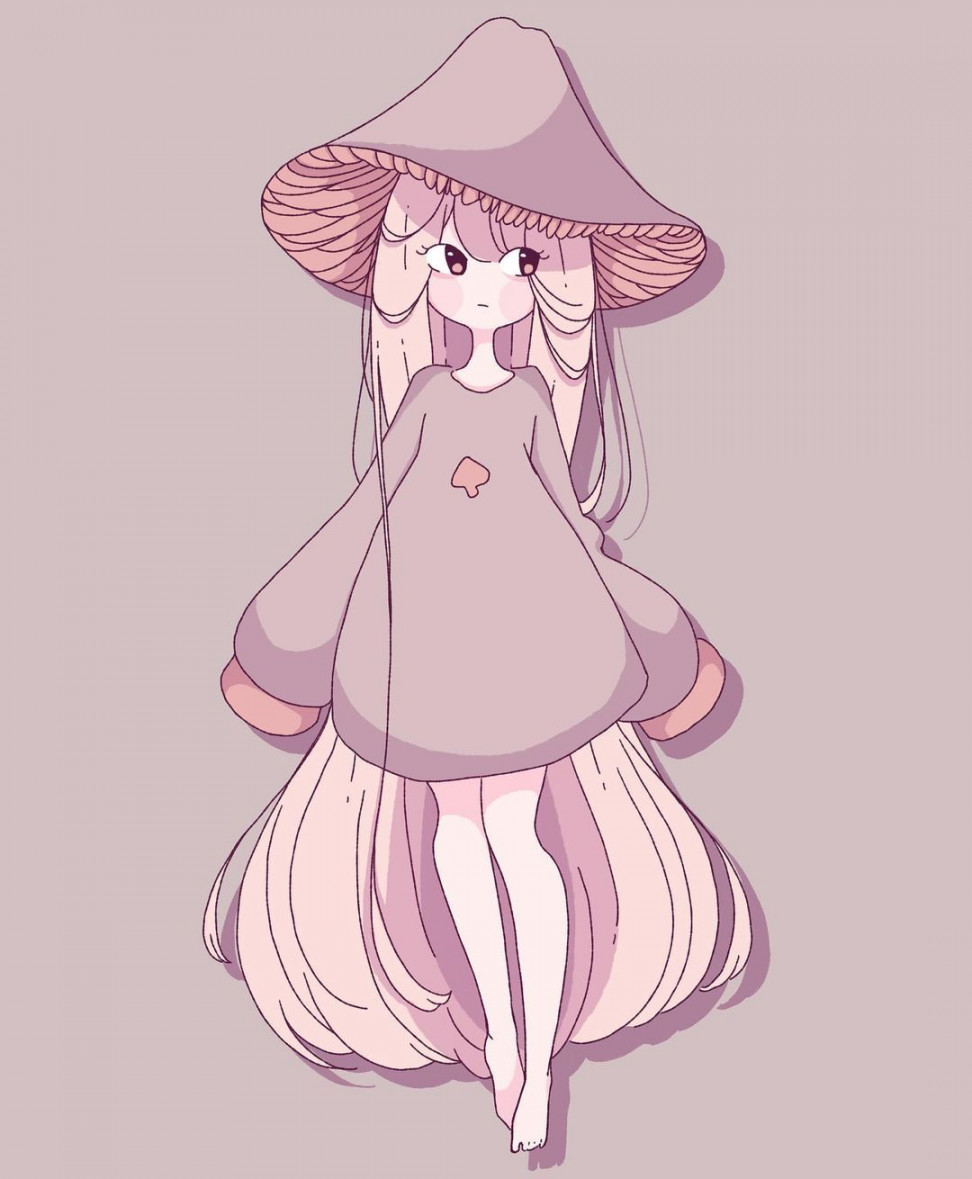 Anime Art  Mushroom art, Anime art, Character design