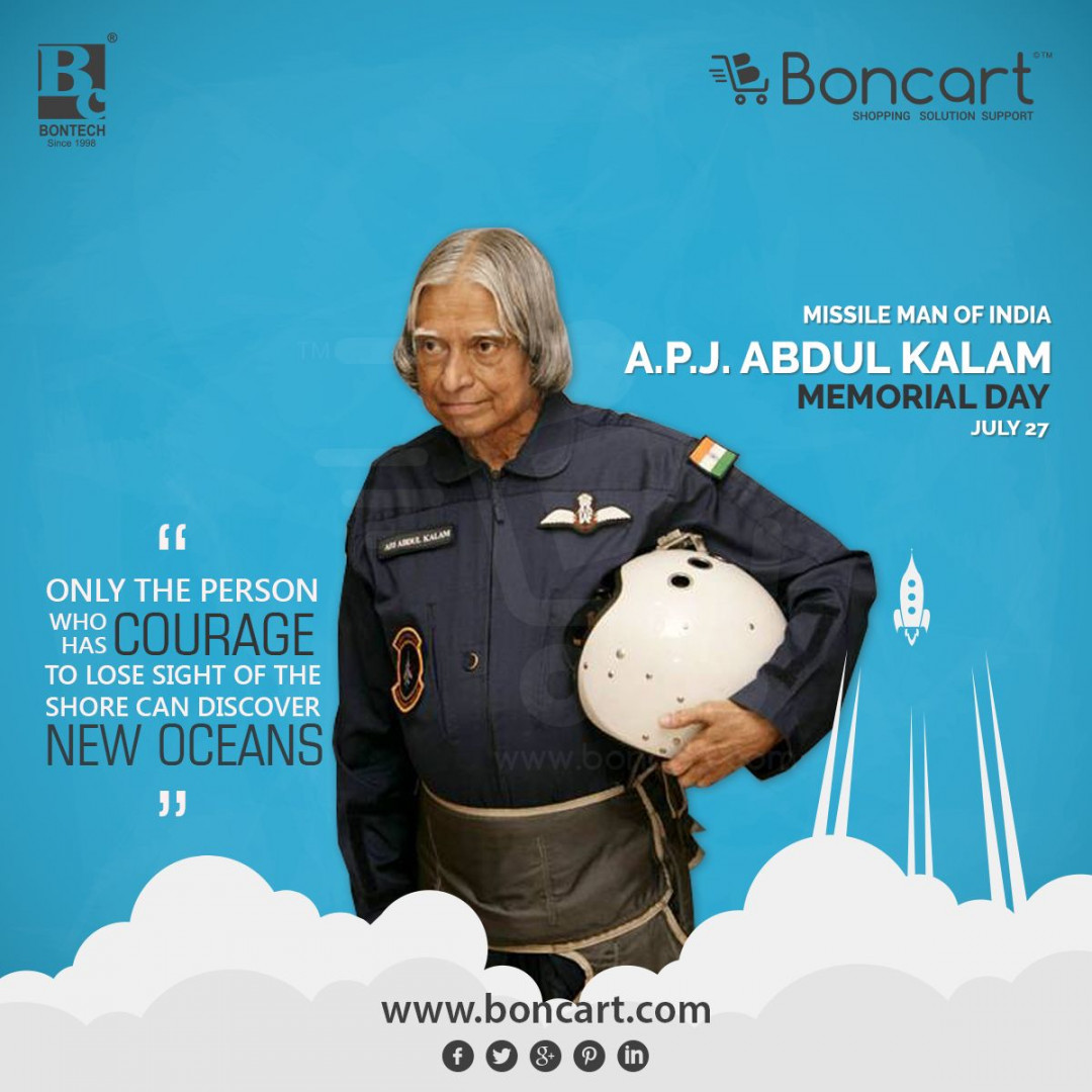 APJ Abdul Kalam Memorial Day  Memorial day quotes, Abdul kalam