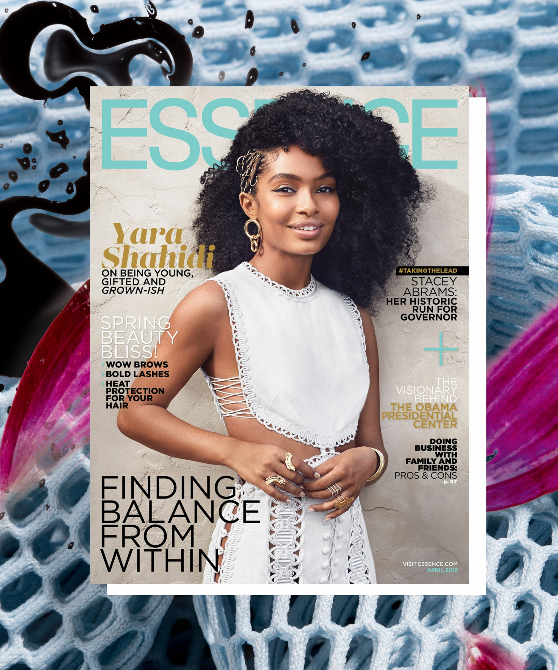 April Magazine Covers Celebrate Natural Hair Curls Locs