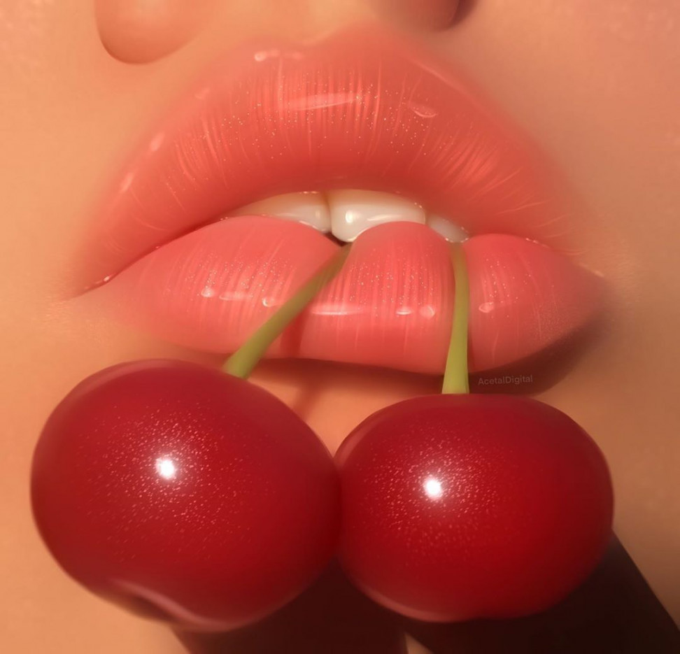 Artist & Illustrator on Instagram: “Quick lip practice drawing