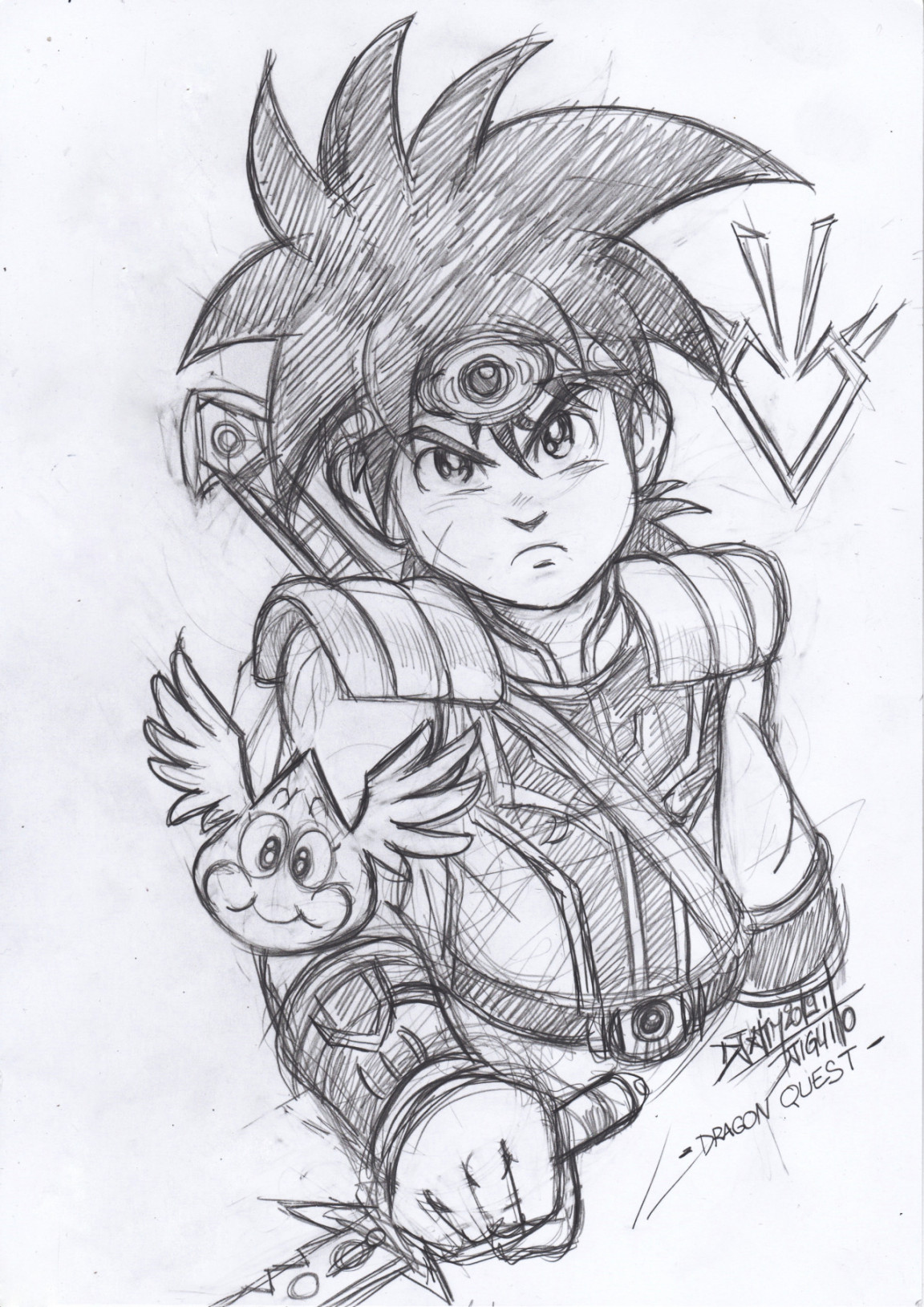 Ay DjiGuiTo! — Dragon quest sketch Dai no Daibouken / Fly