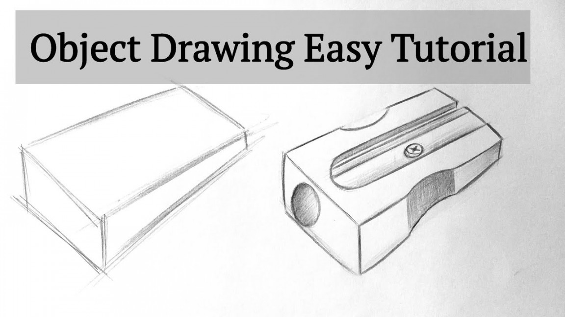 Basic drawing lessons for beginners How to draw object drawing Still Life  easy Simple tutorial