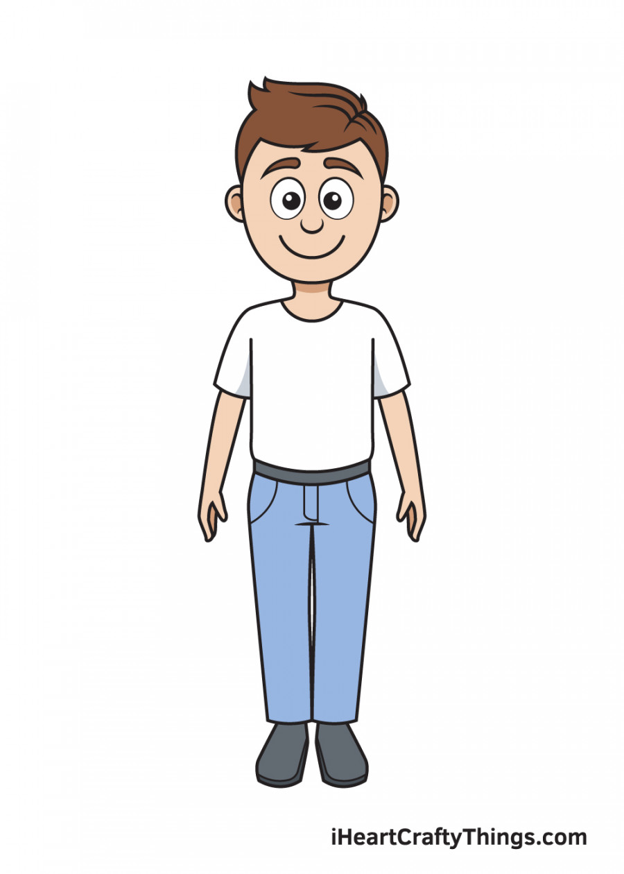 Cartoon People Drawing - How To Draw Cartoon People Step By Step