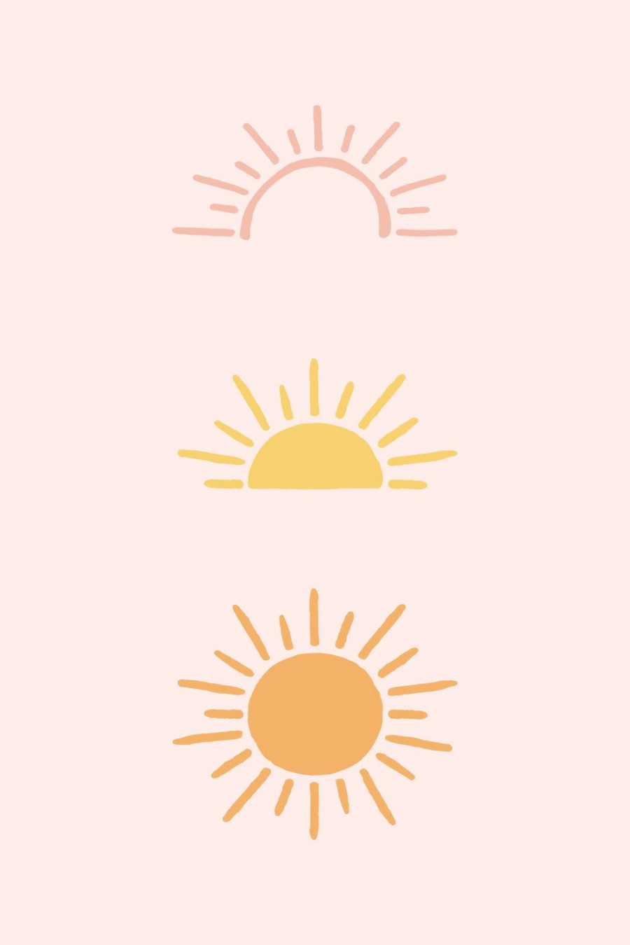 Colorful Sun Brand Marks  Sun drawing, Cute wallpapers, Sun