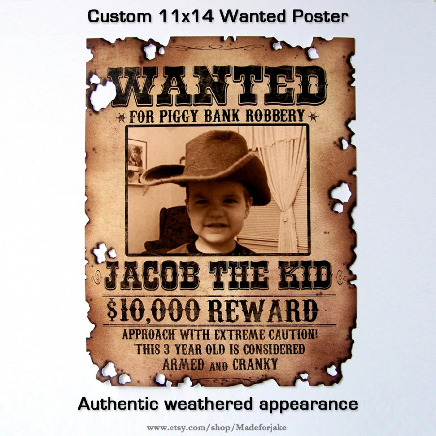 Custom Wanted Poster (x)