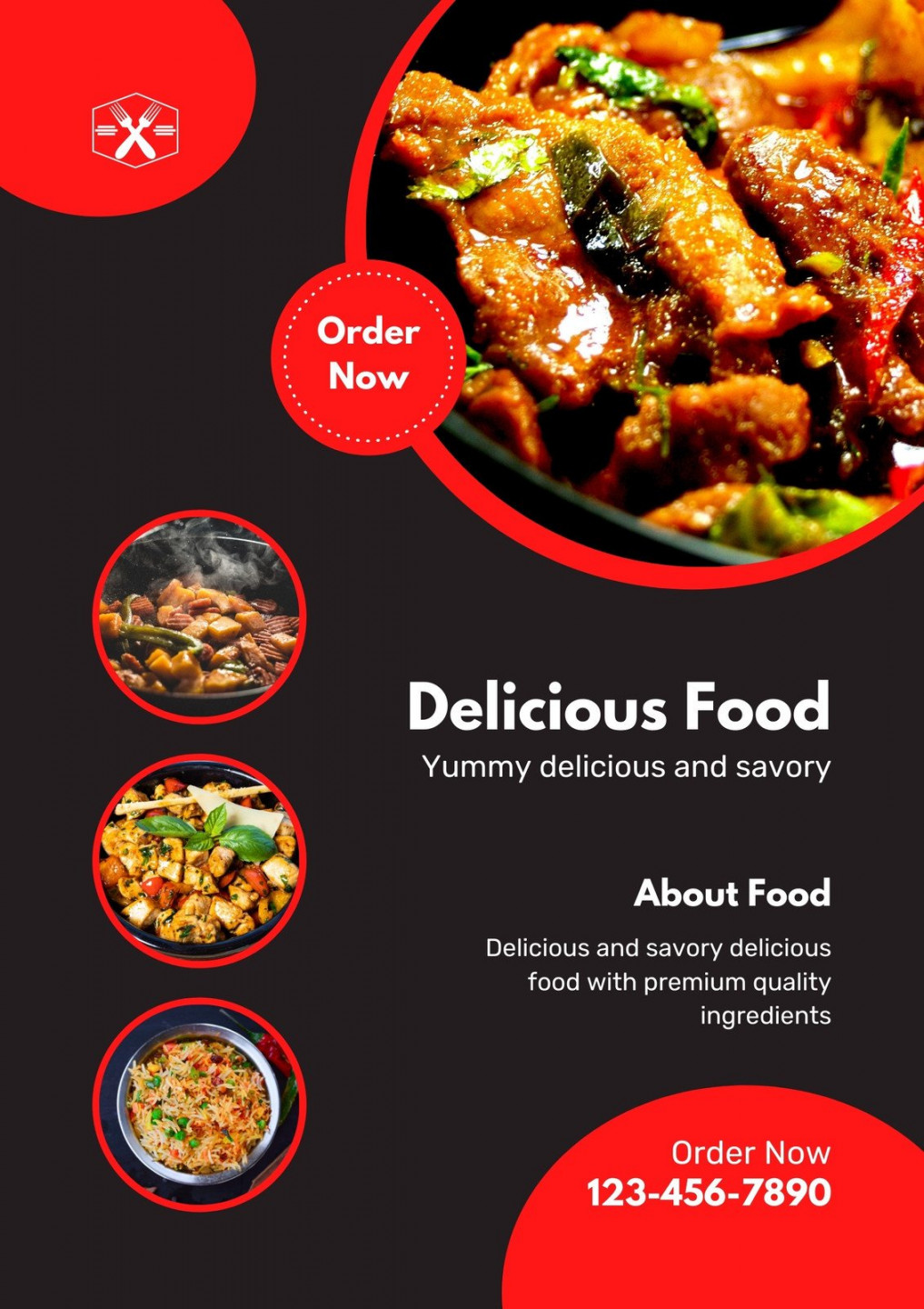 Customize ,+ Food Flyer Templates Online - Canva