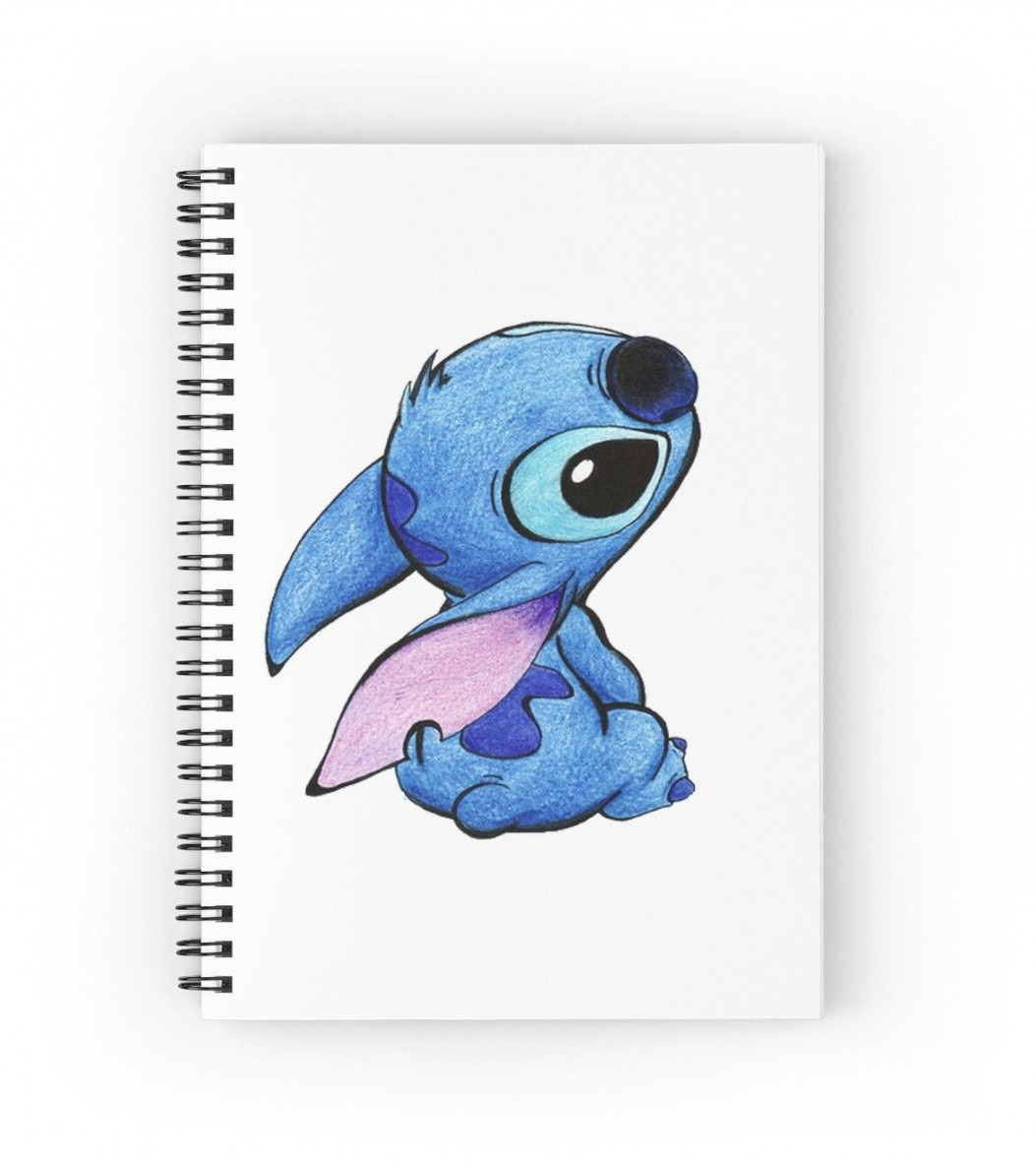 Cute stitch !" Spiral Notebook for Sale by pascalinak  Stitch