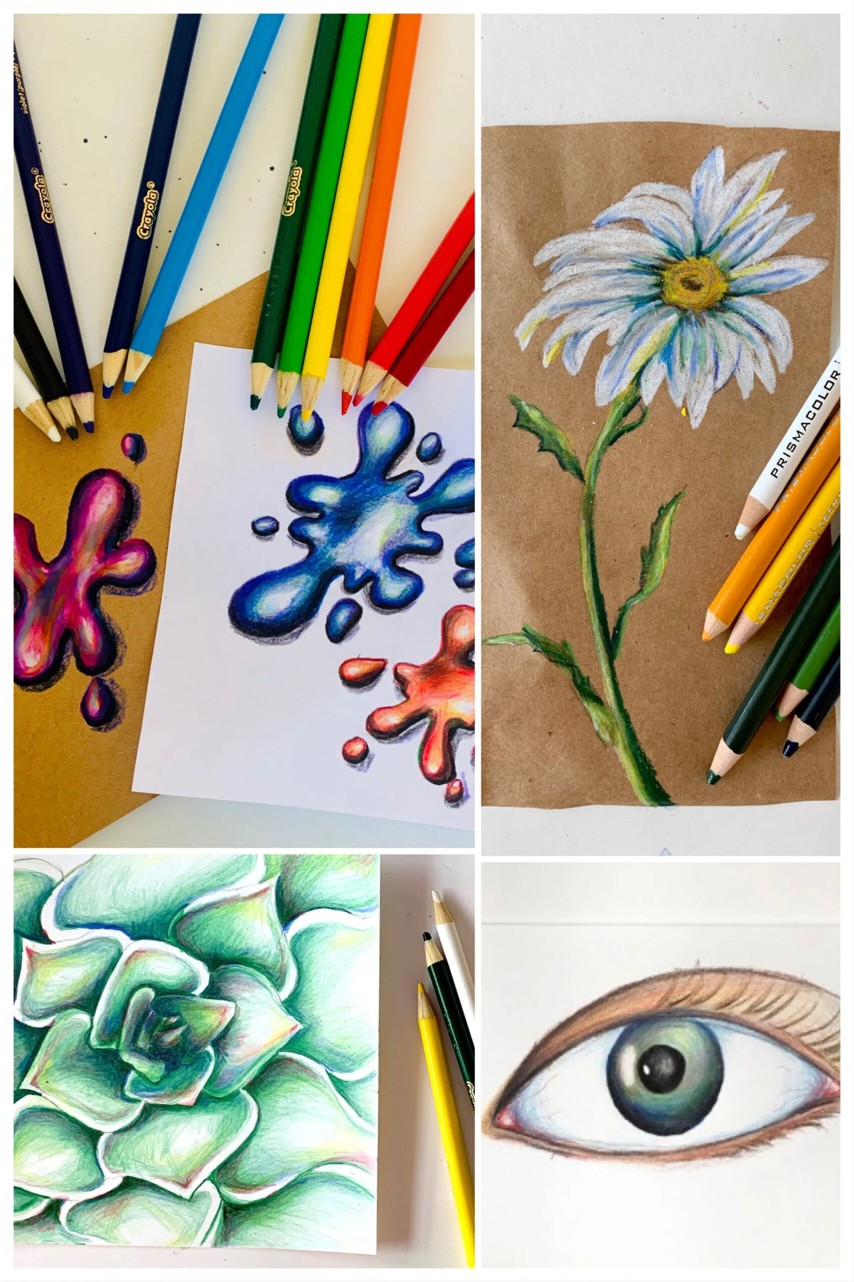 Distance Learning Colored Pencil Art Tutorials - THAT ART TEACHER