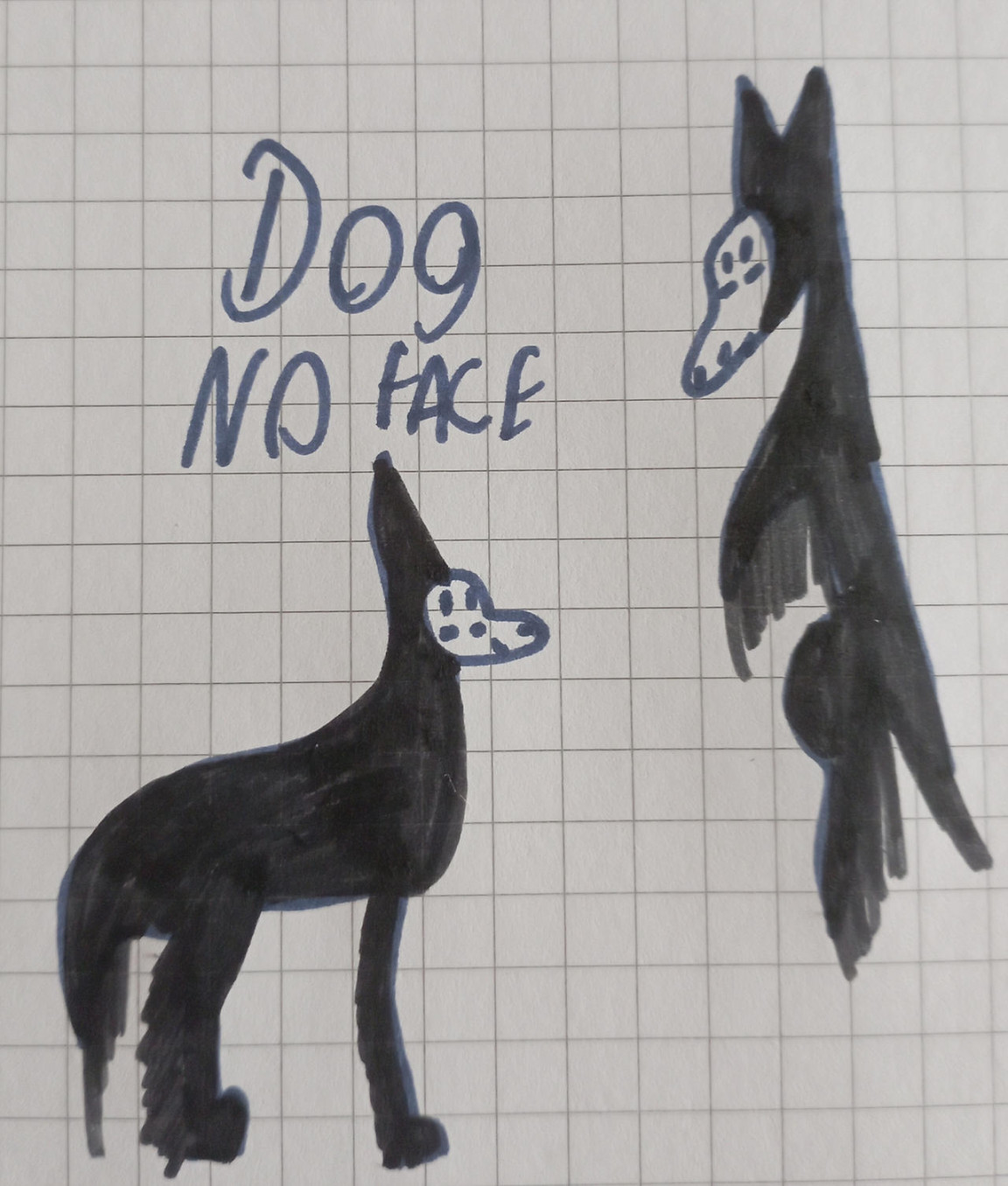 Dog no face by Solgalovamaria on DeviantArt