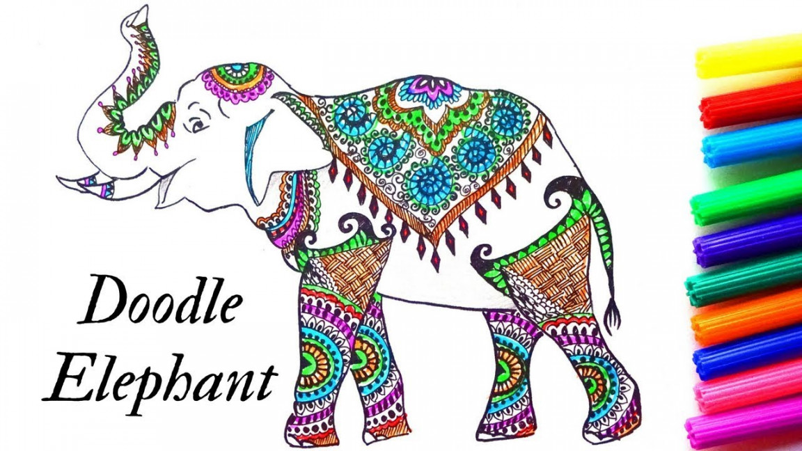 DOODLE ELEPHANT TUTORIAL