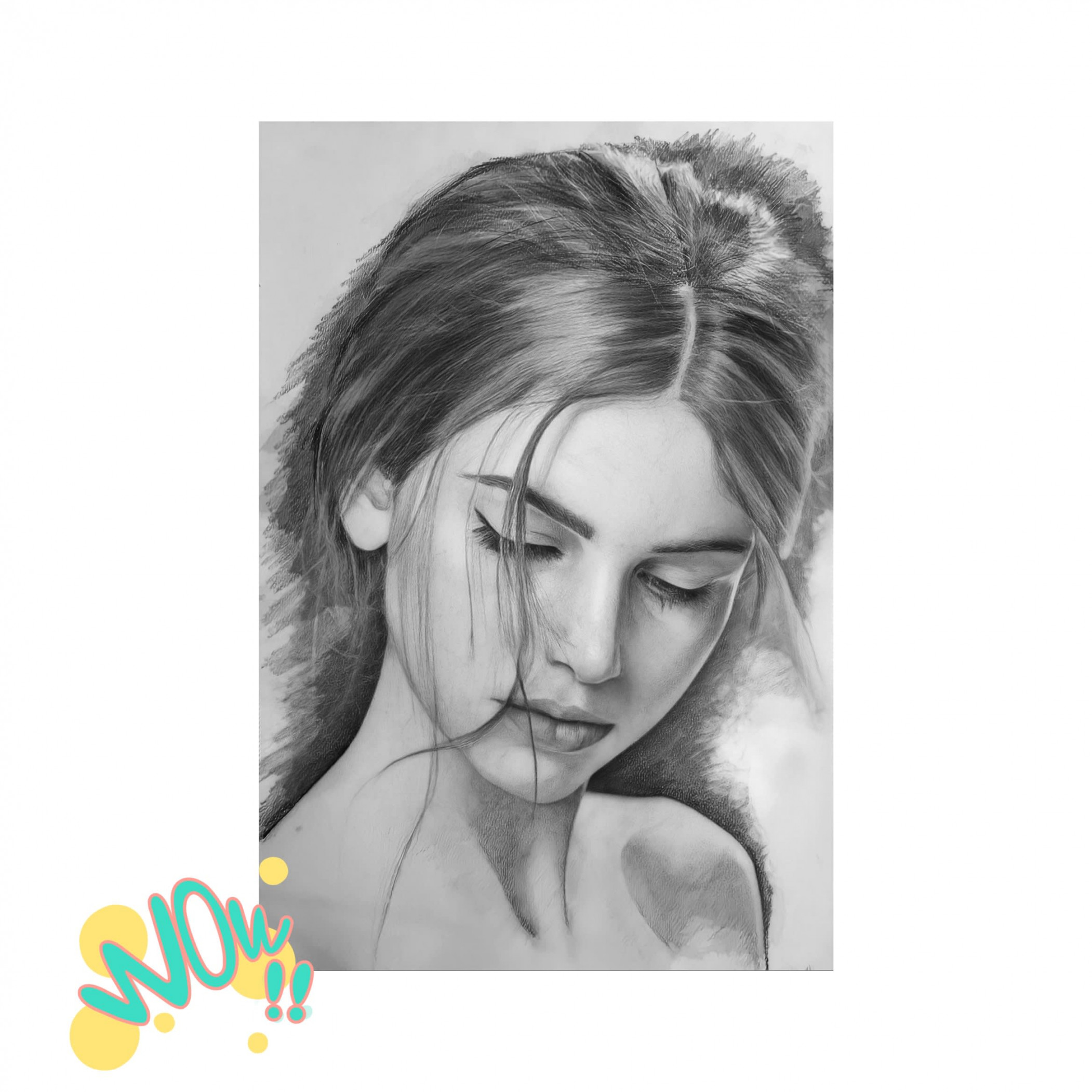 draw realistic pencil sketch from a photo