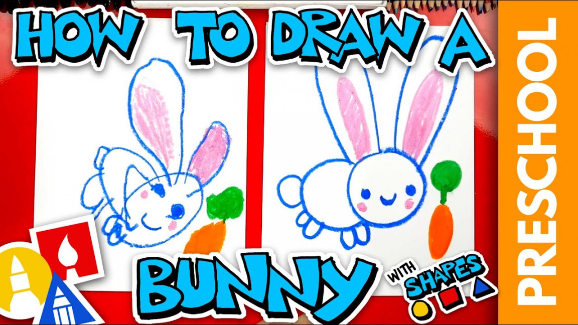 Drawing A Bunny With Shapes - Preschool