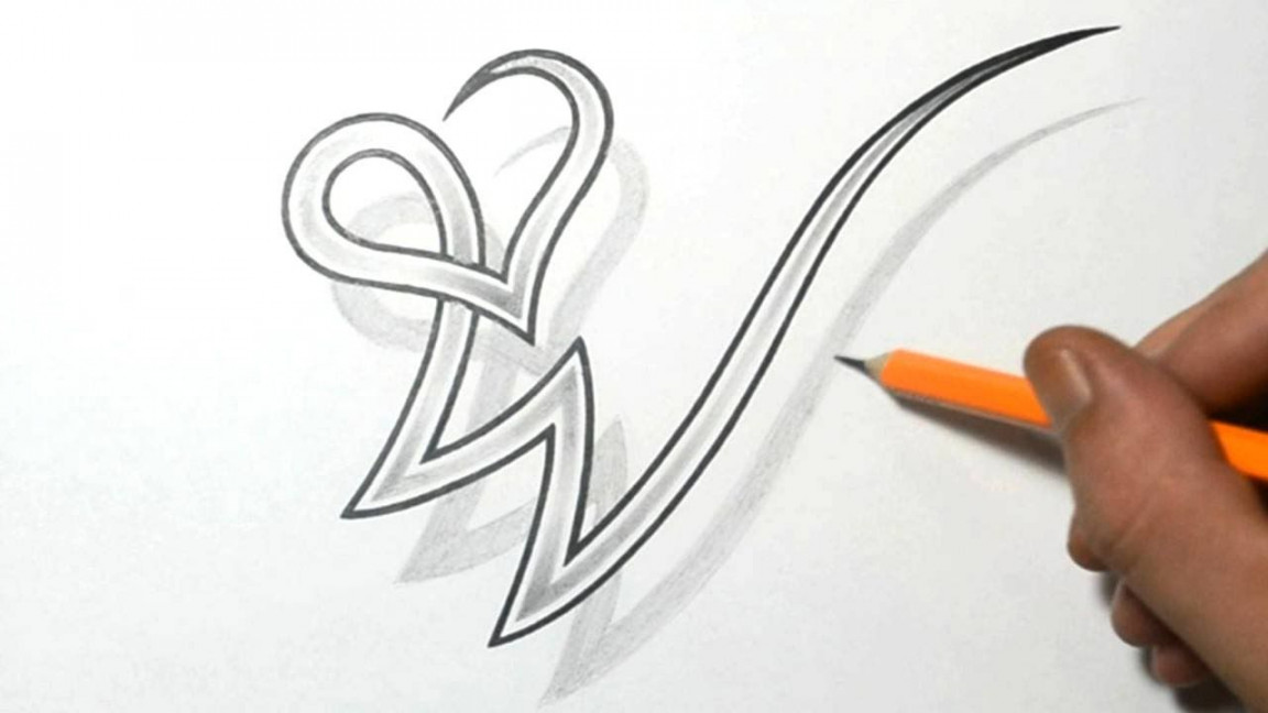 Drawing Letter W Combined with a Heart Design  Tattoo lettering, Alphabet  tattoo designs, Initial tattoo