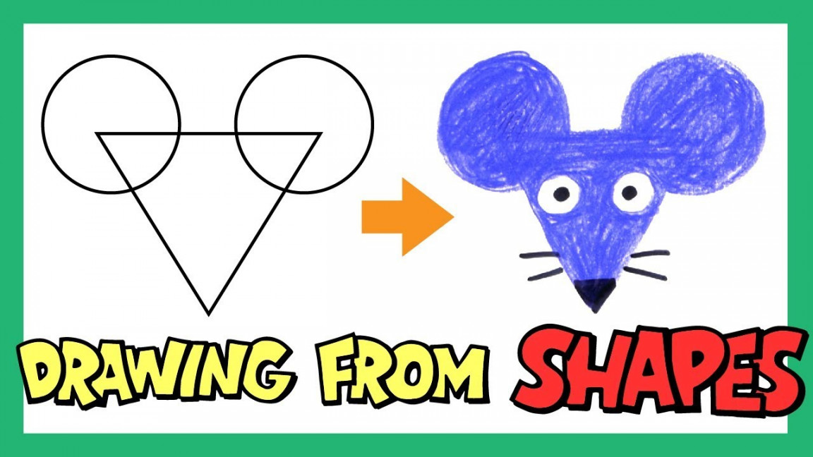 Drawing Shapes for Kids  Drawing Animals with Shapes  Learn Shapes and  Colors  OKIDOKIDS