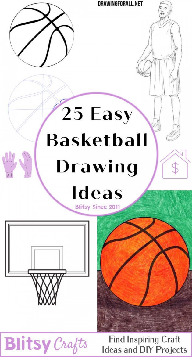 Easy Basketball Drawing Ideas – How to Draw a Basketball in