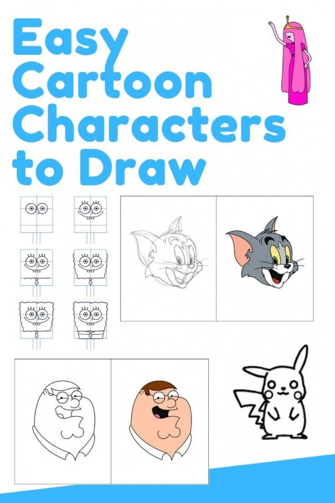 + Easy Cartoon Characters to Draw  Easy cartoon characters