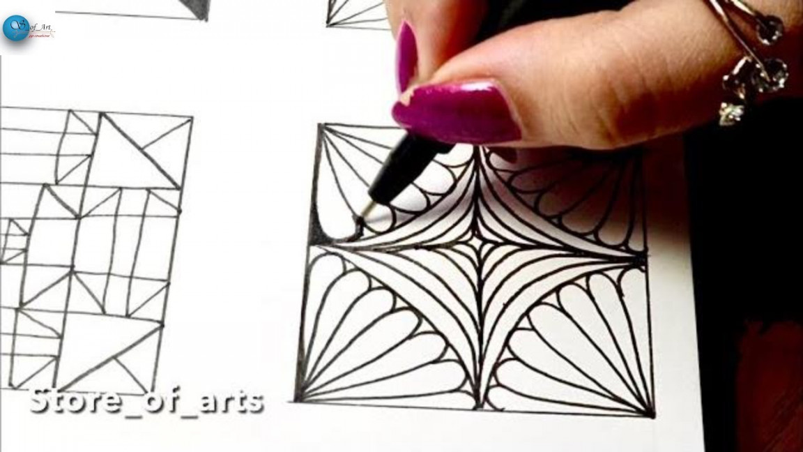 EASY Drawings/patterns/tricks/abstract drawings/ designs  Part-