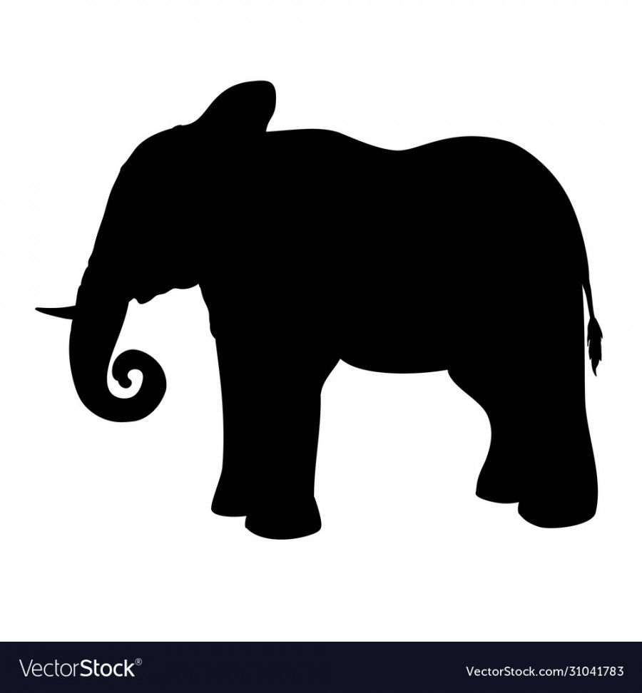 Elephants a sketch hand pencil drawing Royalty Free Vector