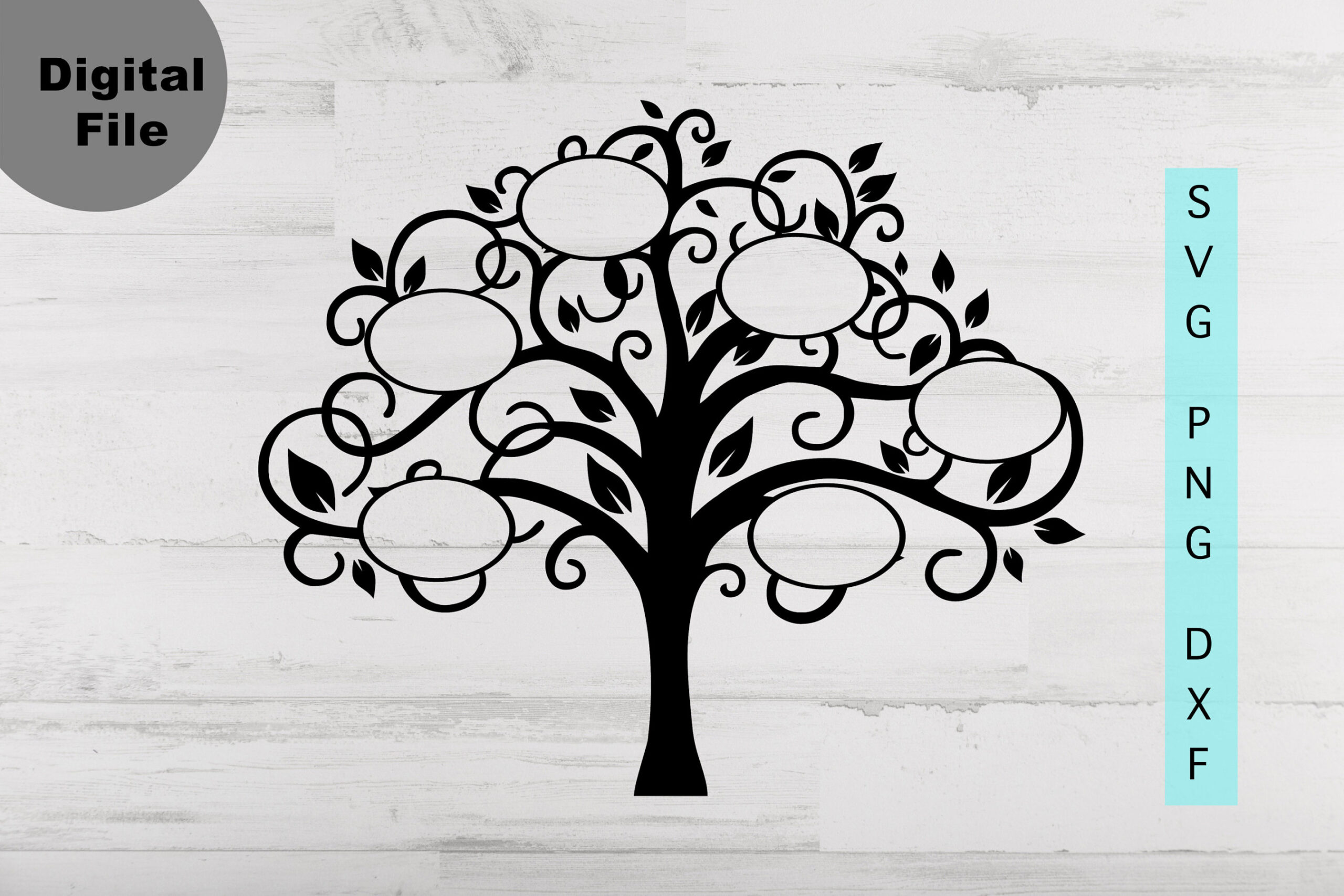 Family Tree  Members Svg Family Tree Oval Frame Svg/png