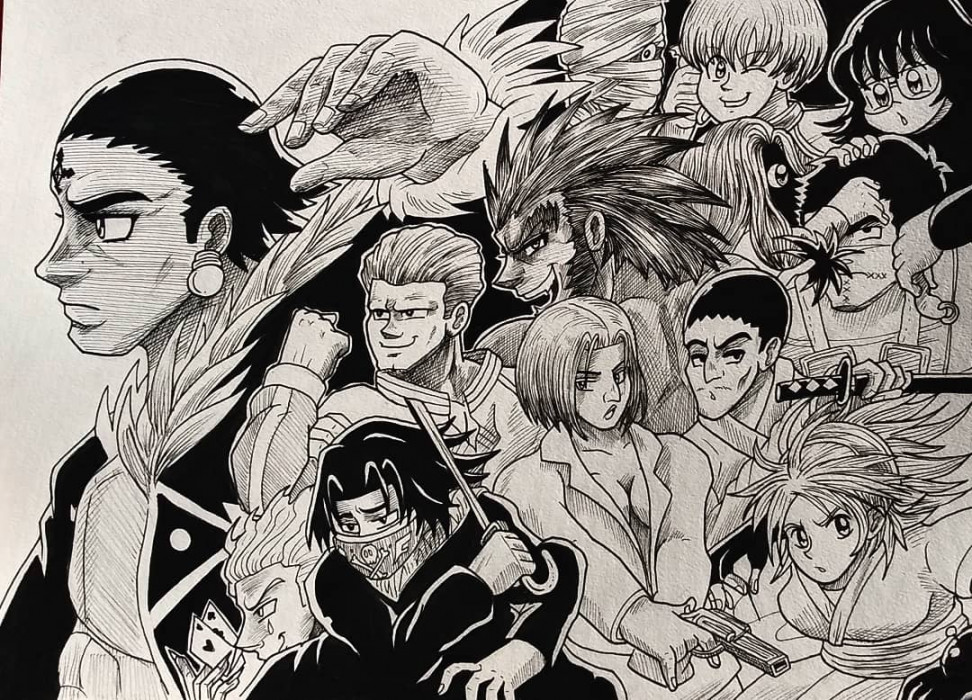 Fanart] A collage i drew of the spiders : r/HunterXHunter