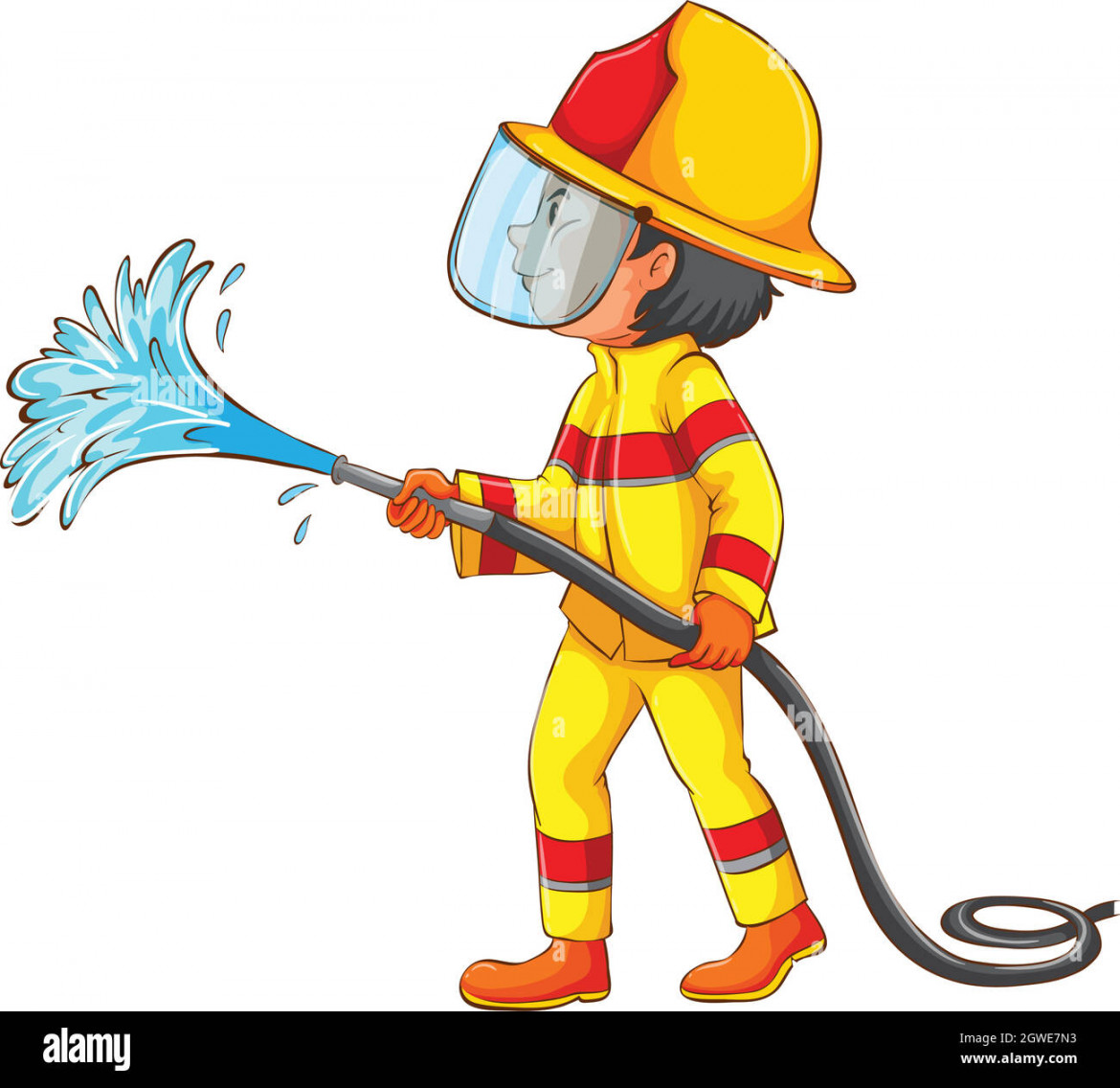 Fireman drawing hi-res stock photography and images - Alamy