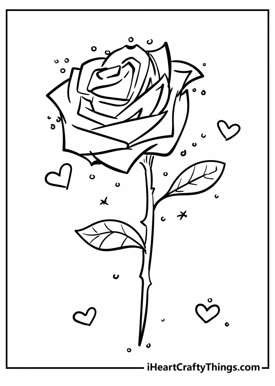 Flower Coloring Pages (% Free Printables)