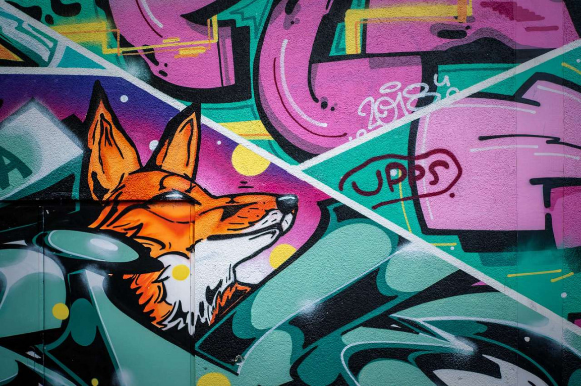 Fox Graffiti - ePuzzle photo puzzle