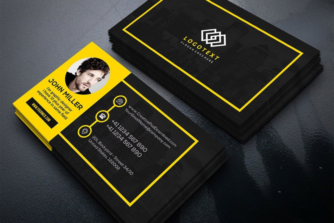 Free Graphic Designer Business Card  Graphic design business card