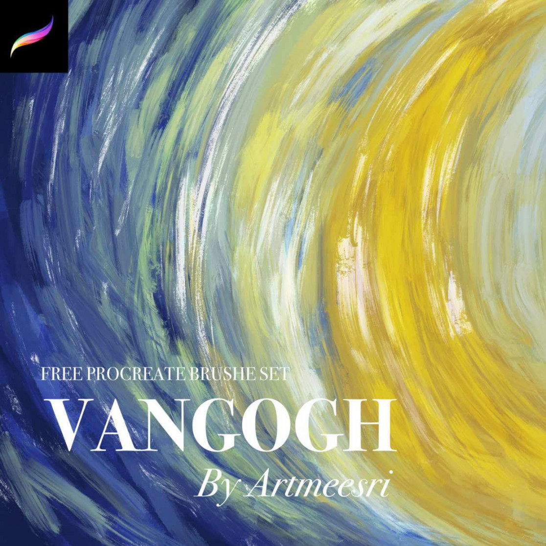 FREE!! Vangogh Oil brush set - Free Brushes for Procreate