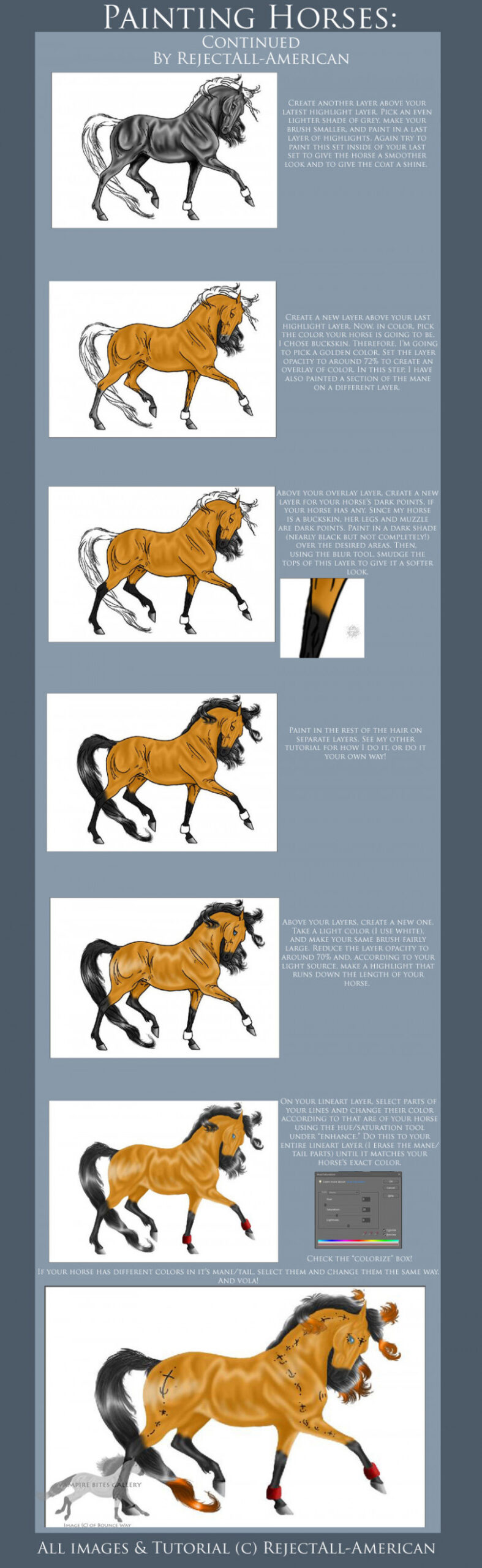 Greyscale Horse Tutorial Pt