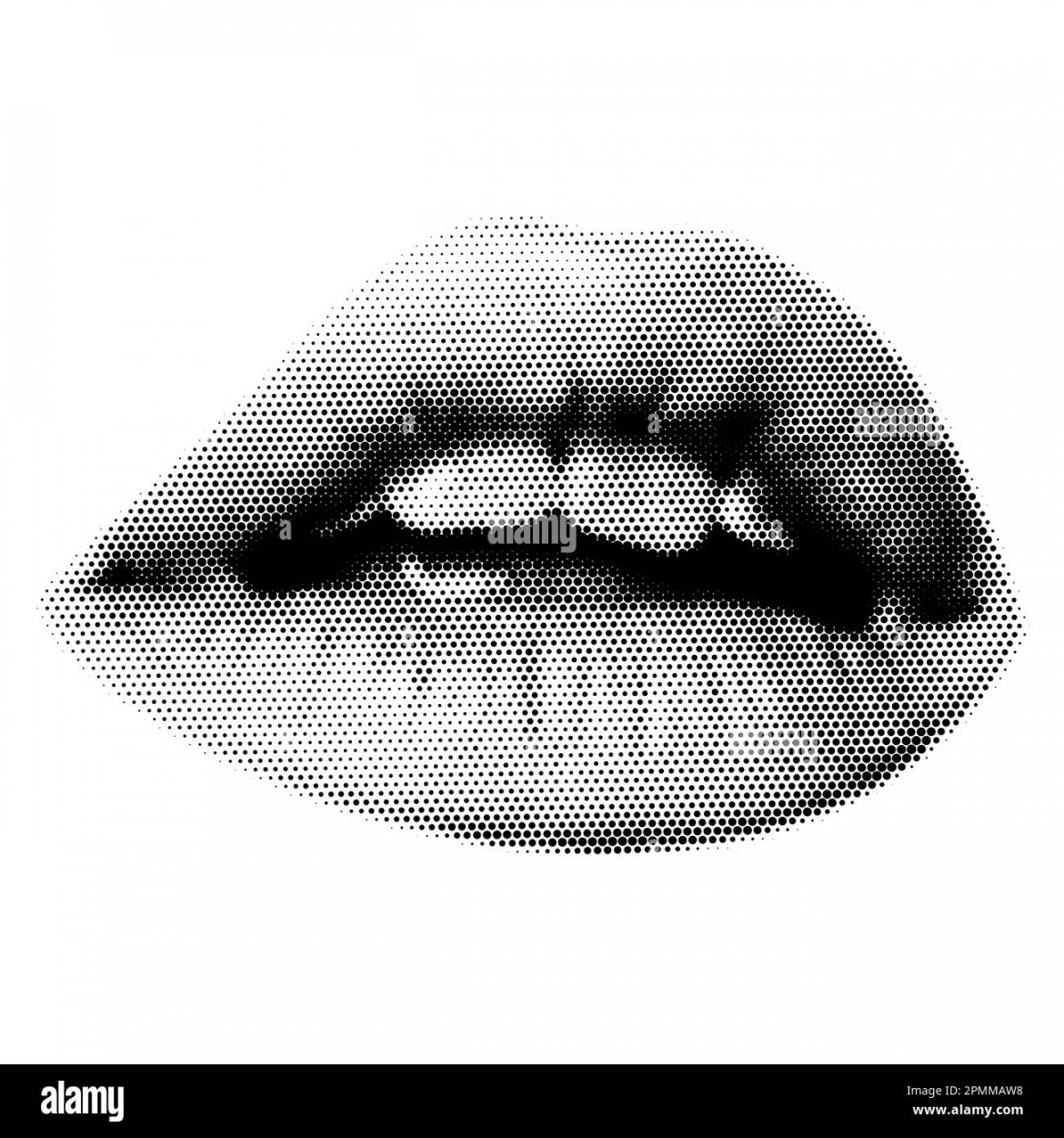 Halftone mouth