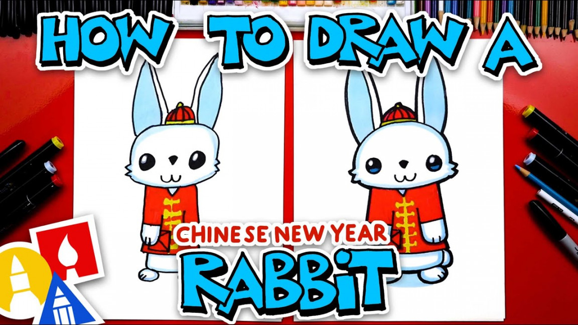 How To Draw A Chinese New Year Rabbit