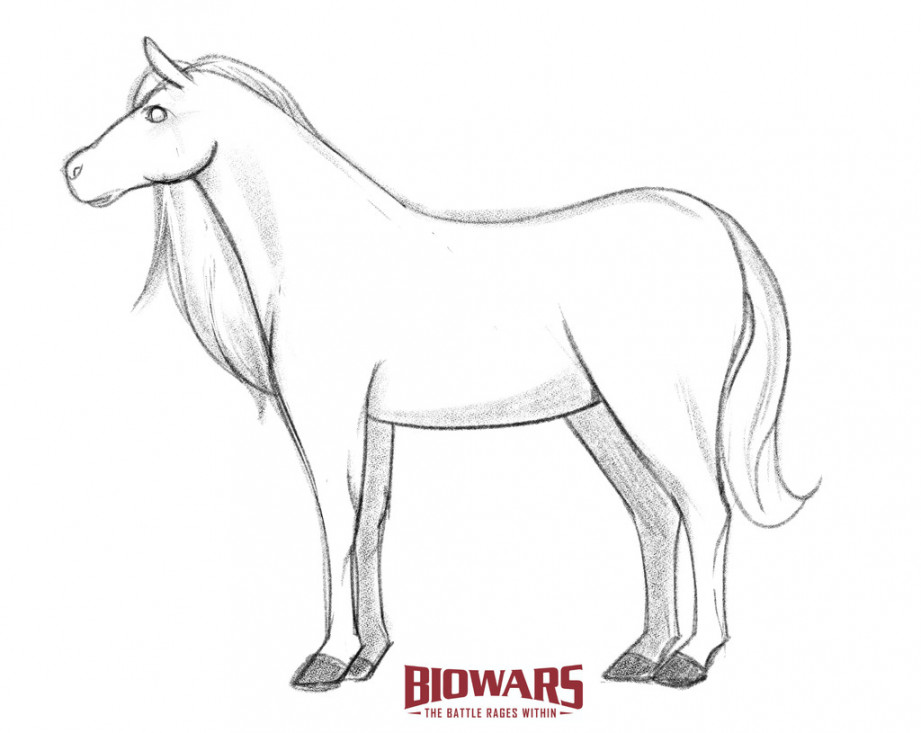 How To Draw A Horse In  Steps [A Beginner